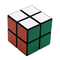 Enhanced Speed Cube Puzzle - Shengshou Legend S 3x3x3 Black Magic Cube Educational Toy (2X2 Frosted Black)