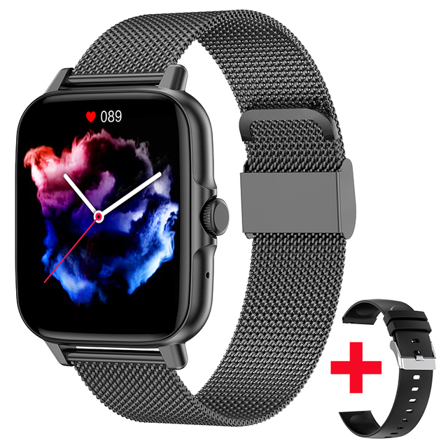 NFC Women Bluetooth Call Smart watch Men 1.69" Color Screen Full touch Fitness Tracker Smart Clock Ladies For Android IOS