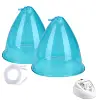 2PCS Vacuum Therapy Machine Accessories Cupping Cup Set Back Body Scraping Shape Massager Cups (Not Including Machine)