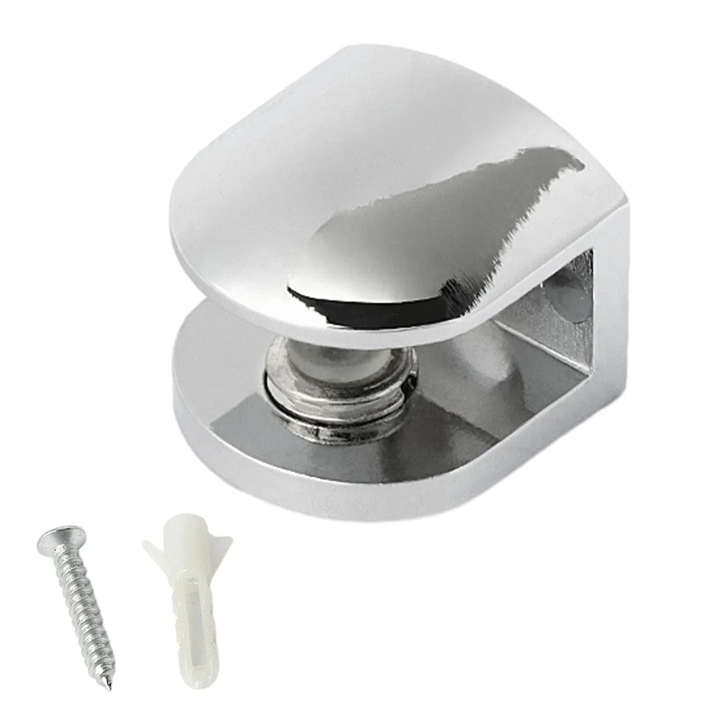 Glass Shelf Modern Moistureproof Cabinet Display Case Clamp Hardware glass shelf clamp holder,glass fasteners