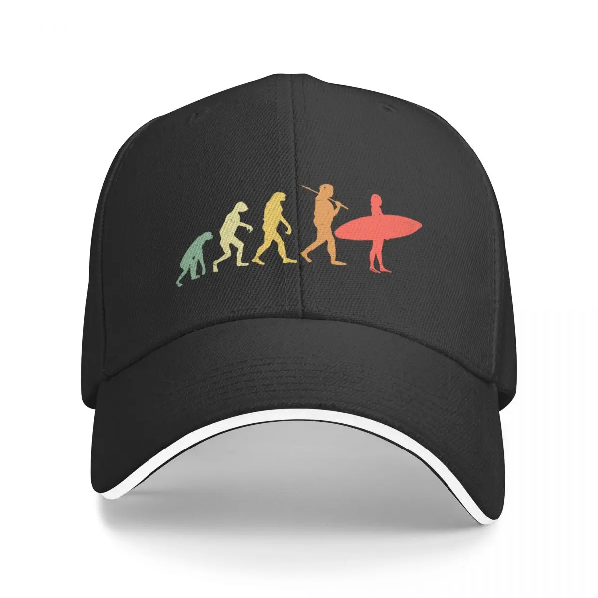 

Surfing Evolution of surfer Baseball Cap sun hat fashionable Vintage For Man Women's