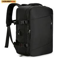 HOMEFISH Travel Backpack for Women Expandable Weekender Hiking Laptop Backpack with USB Port Large Waterproof 40L Men's Backpack - Image 5