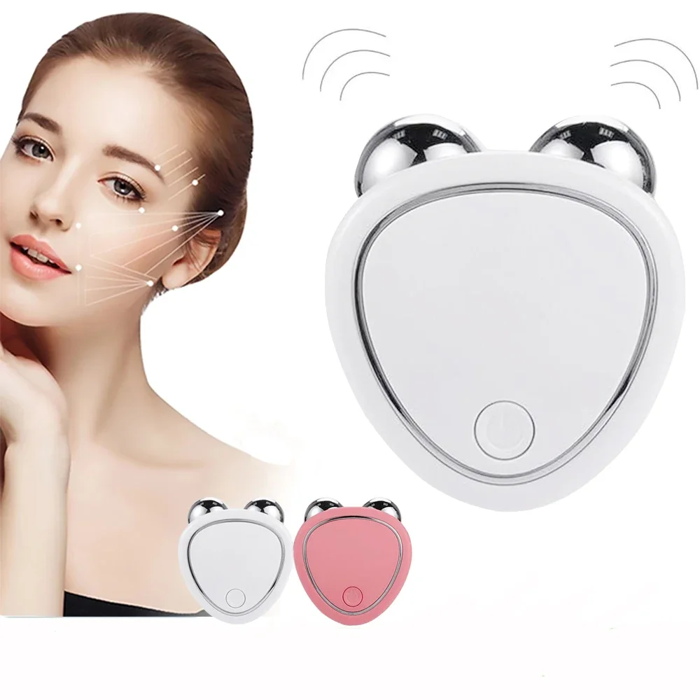 

Portable Massager Microcurrent Face Lift Machine Roller Tightening Beauty Remover Charging Rejuvenation Skin