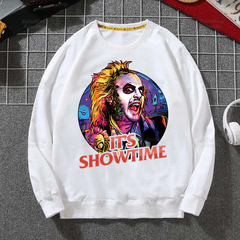 

Оформление страшных ранений от Beetlejuice, мужская женская модная осенне-зимняя Толстовка в стиле хип-хоп, мужские Брендовые повседневные топы