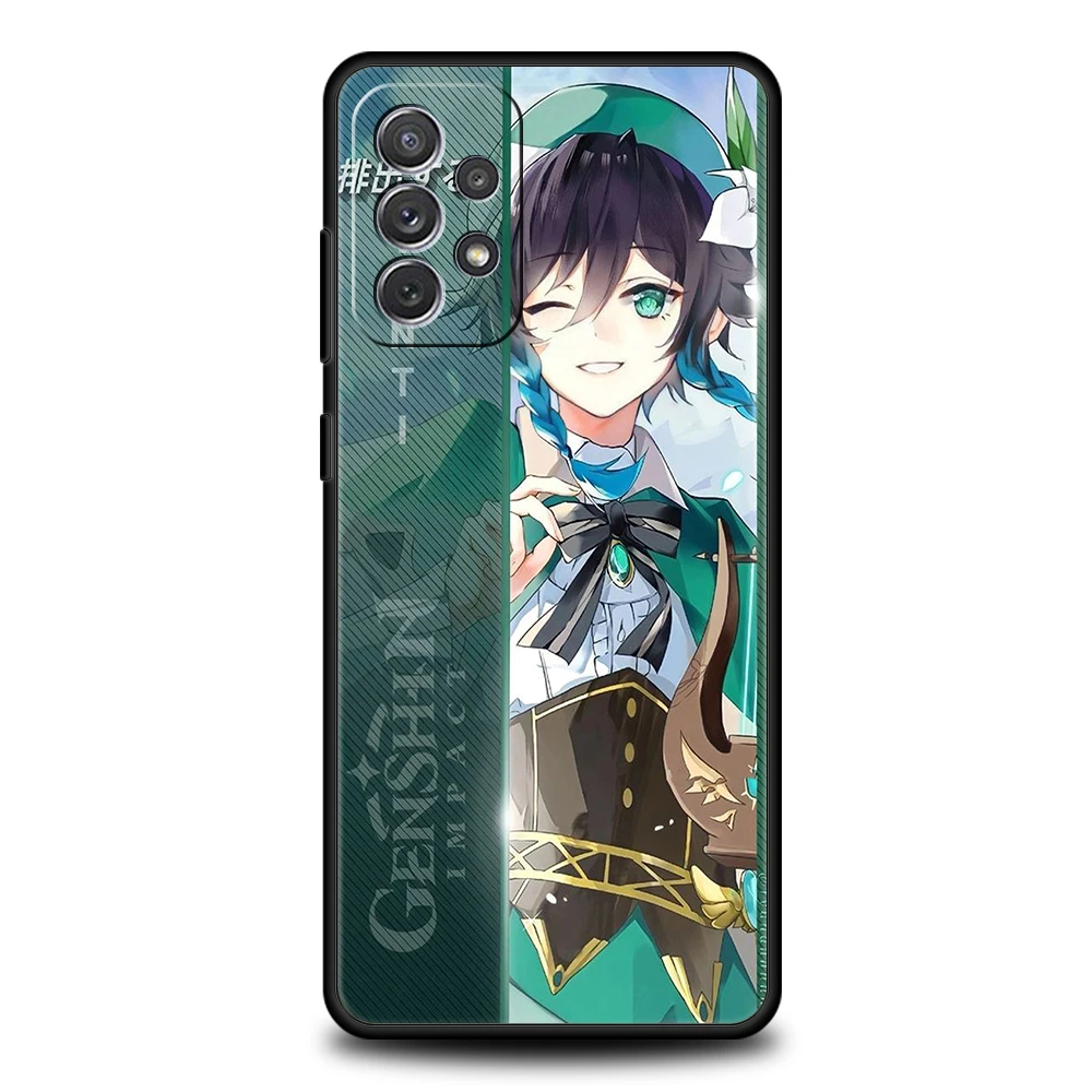 Amine Genshin Impact Game Handyhülle für Samsung Galaxy A15 A14 A25 A54 A34 A51 A71 A72 A73 A32 A52 A52S A11 A21S 5G Soft Shell – Detail 1