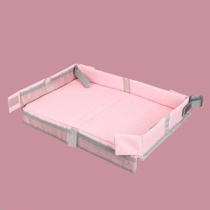 103D Adjustable Kids Travel Play Tray Polyester airplanes Activity Desk Simple to Use