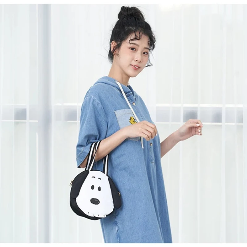 New Snoopy Kawaii Handbag Women Cartoon Leisure Shoulder Bag For Women Crossbody Bag Portable Small Phone Purse Storage Bag Gift 2