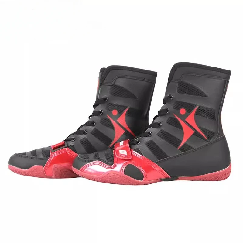 Indoor Fitness Professional Boxing Shoes Free Fighting Fighting Sports Shoes Men Women Non-slip Wear-resistant Wrestling Shoe