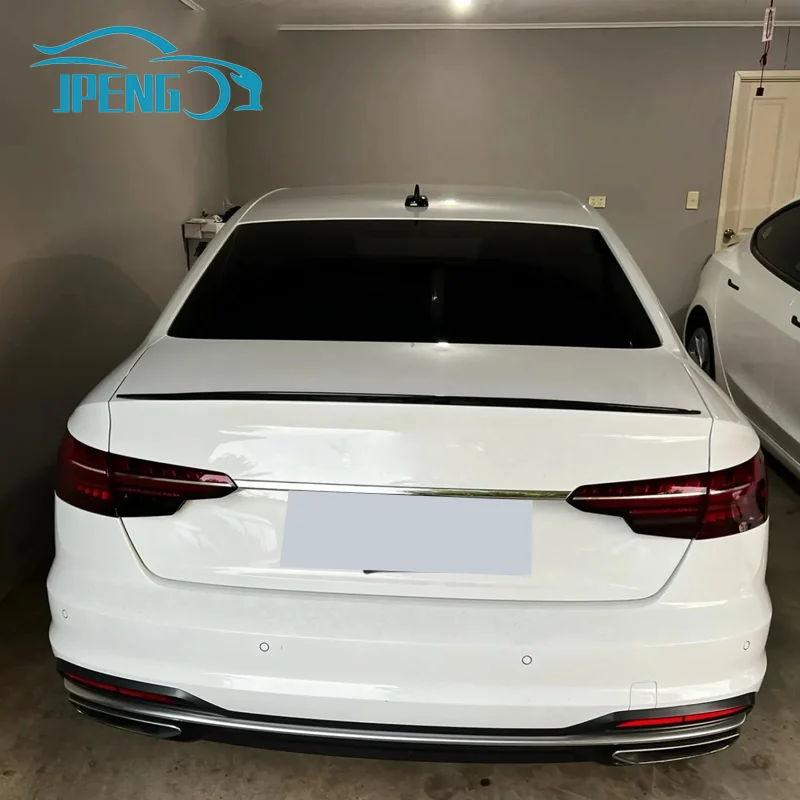 For Audi Accessories A3 S3 RS3 A4 S4 B9 A6 SEDAN Rear Wing Trunk Spoiler Lip Body Kits car rear wing spoiler