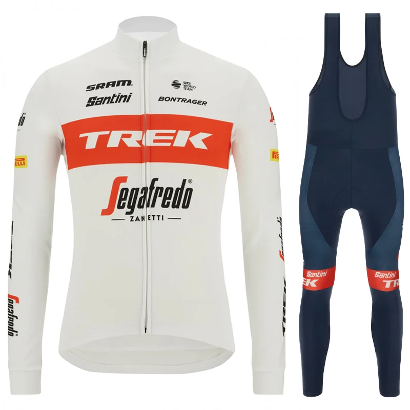 Men's Cycling Outfit Sports Set Trek Winter Thermal Fleece Professional Shirt Jersey Clothing