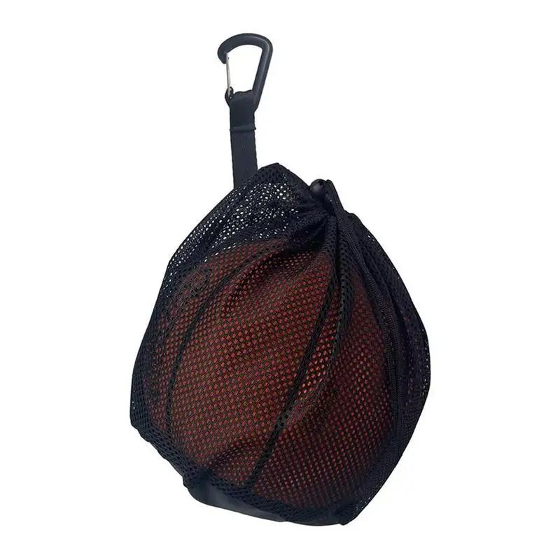 Portable Basketball Backpack Outdoor Sports Mesh Carry Bag Football Soccer Volleyball Traveling Gym Yoga Single Ball Bag