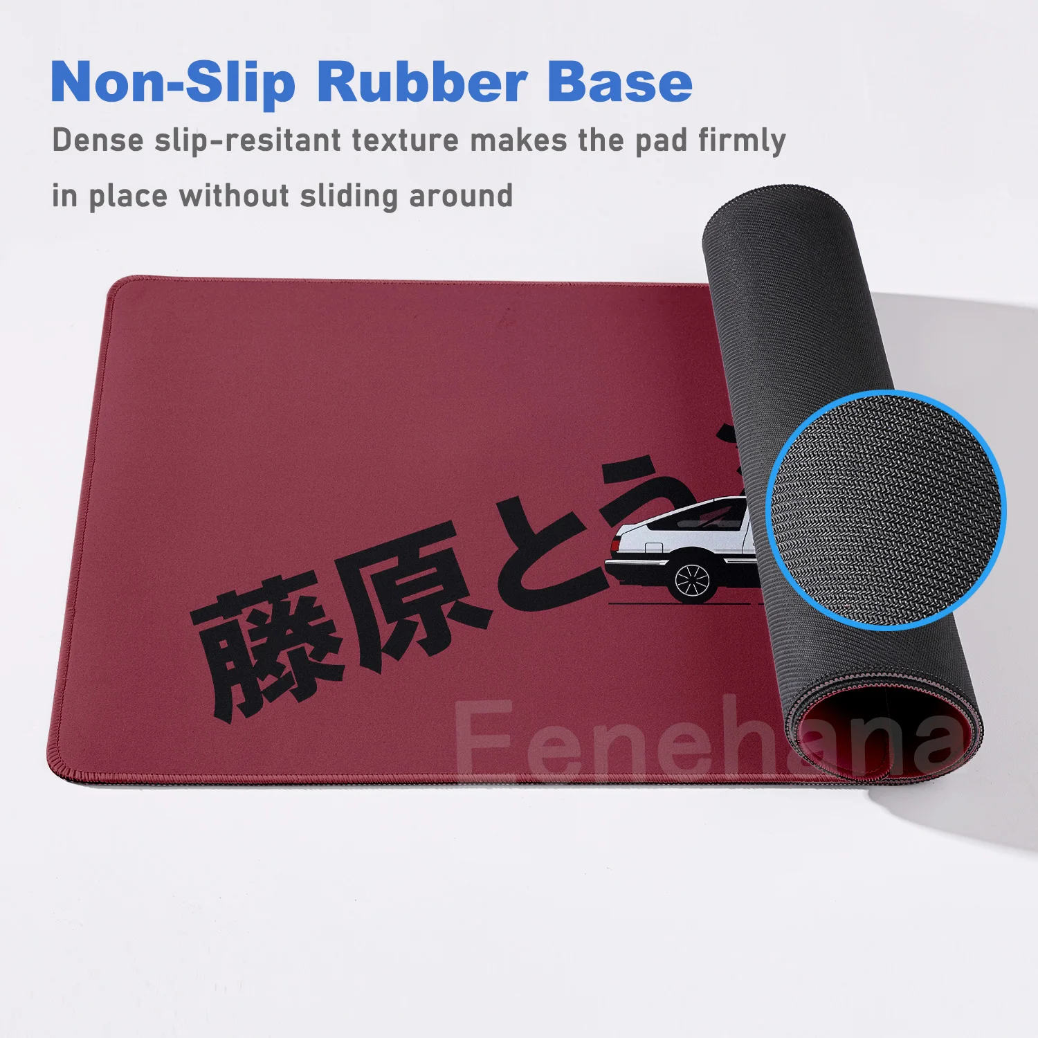 HD Print Art große Tastatur Mause Schreibtisch matte Büro PC Gamer Zubehör Deskmat Initiale d ae86 Mauspad Computer Tisch Teppiche – Detail 5