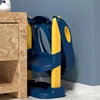 Toilet Folding Ladder Children's Potty Training Toilet Baby Seat Urinal Chair With Adjustable Step Stool Ladder Comfortable Safe 4