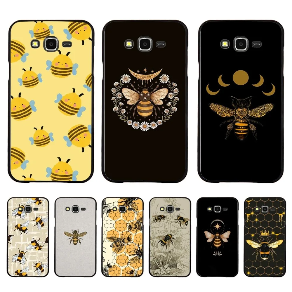 

CUTE Bee Art Printing Phone Case For Samsung J 7 plus 7core J7 neo J6 plus prime J6 J4 J5 Mobile Cover