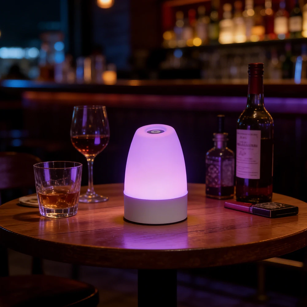Touch Control Night Light Usb Rechageable Dimmable Touch Lamp Bedroom Portable Table Bedside Night Lamp 5V Decored Light