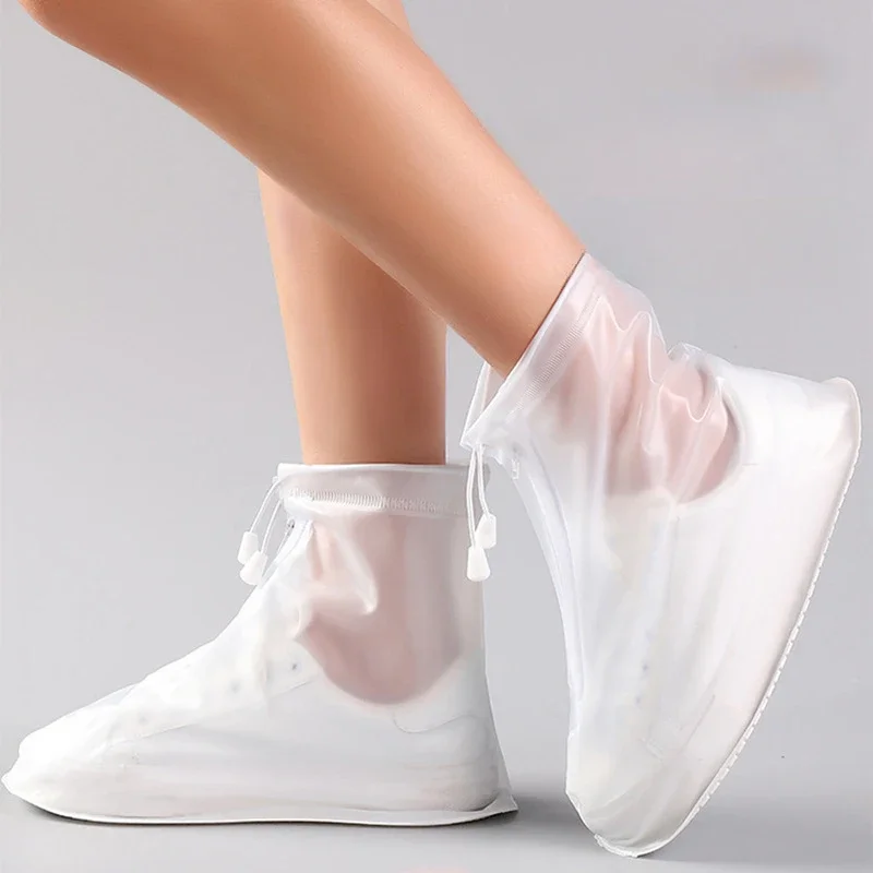 

Kids Reusable Waterproof Rain Shoes Covers Outdoor Non-slip Rain Boot Overshoes Walking Shoes Accessories Adult Shoe Cover