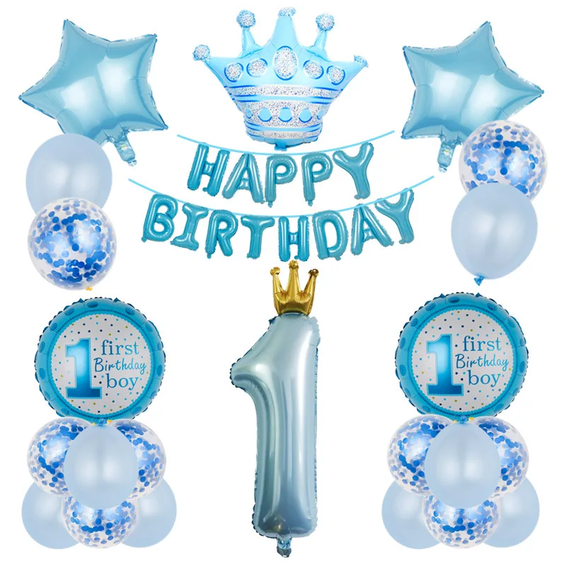 

Anniversary Decoration Balloon Crown Number 1 Balloon Baby 1 Year Old First Birthday One Anniversary Decoration Birthday Balloon