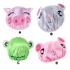 Double-layer children's cartoon waterproof shower cap Double-layer Children Cartoon Waterproof Shower Cap Cute Baby Bath Cap 1