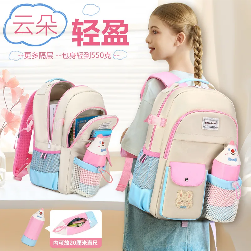 Children School Bags For Girls Kids Satchel Primary Orthopedic School Backpacks Princess Backpack Book bag Schoolbag knapsack 1
