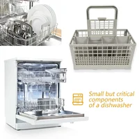 Universal Dishwasher Cutlery Basket Foldable Kitchen Tableware Drying Organization for Dishwasher Replacement Accessory 1/2Pcs 2