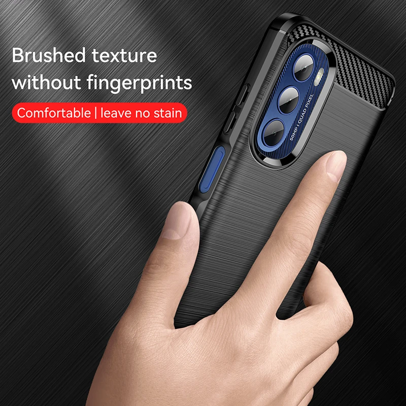 Silicon Carbon Fiber Protective Phone Case