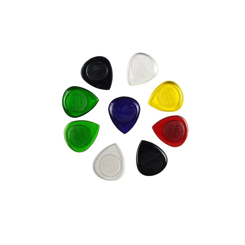 

10 Pcs Picks Durable Electric Bass Guitar Picks Shape Waterdrop 3.0 Mm Guitar Picks（Color Random ）