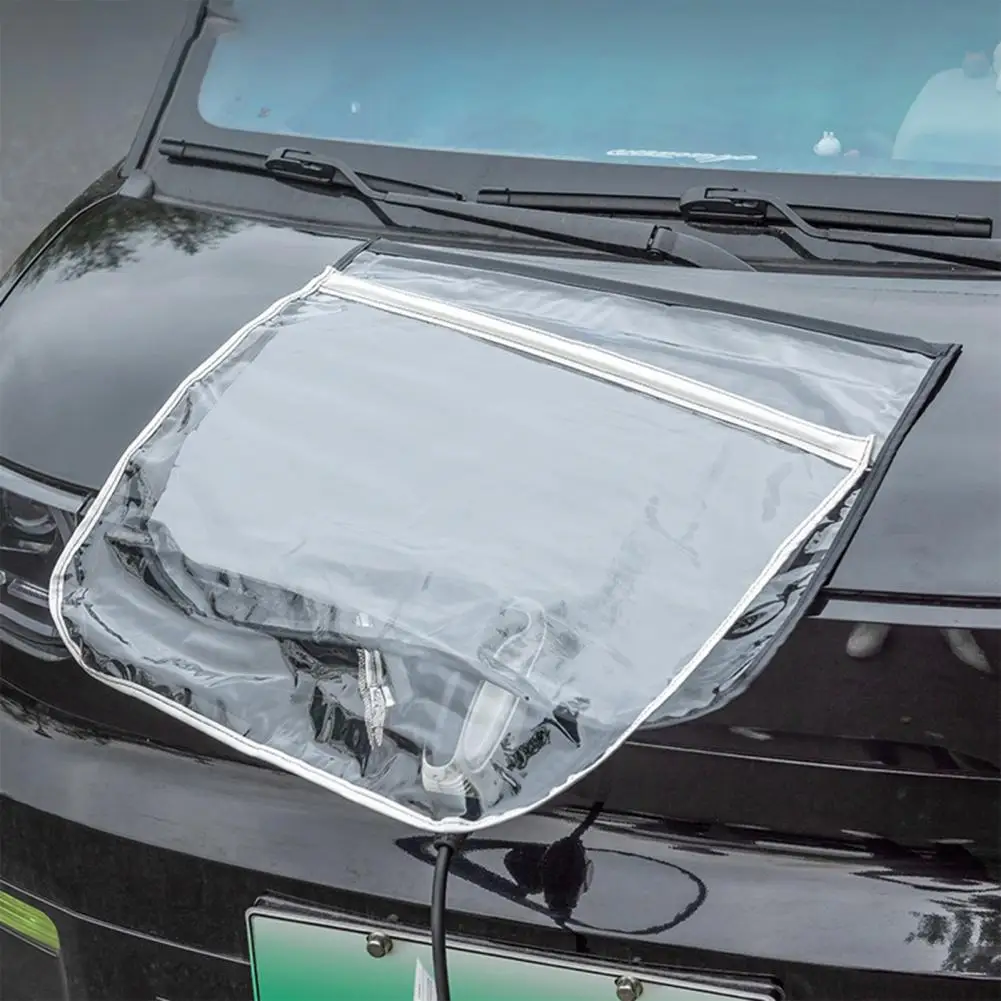 Electric Vehicle Charger Port Cover Magnetic Suction Universal Rainproof for Tesla Model 3 Y SUV Car Accessories