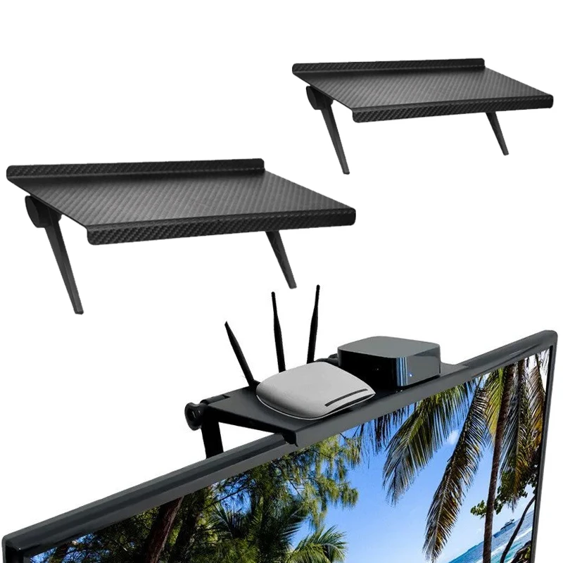 Ajust-vel-TV-Screen-Top-Shelf-Rack-Router-Organizer-Monitor-de ...