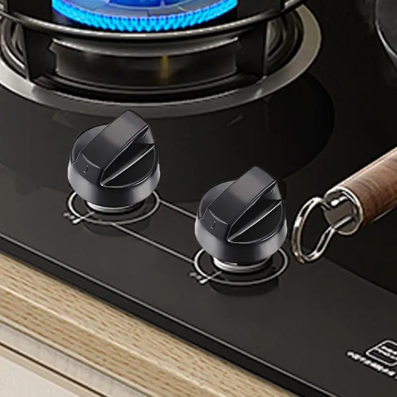 Replacement Switch Knob Gas Stove Control Knob Plastic General Range Oven Cooker Hob For Benchtop Burner 4pcs