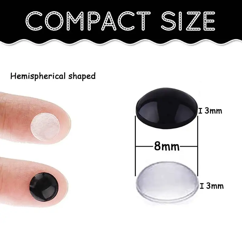 100pcs Clear Rubber Feet Self-Adhesive Silicone Bumper Pad Cabinet Drawer Bumper Door Stopper for Furniture Wall Picture Frames
