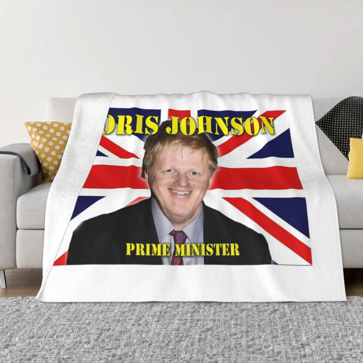 Coperta Da Tiro Del Primo Ministro Di Boris Johnson Coperte Sottili Coperte Per Bambini Anime Dormitorio Essentials