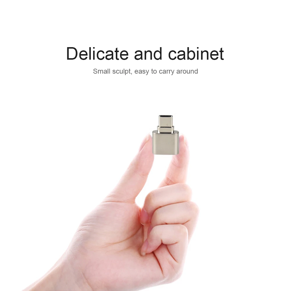 Type C Mini Memory Card Reader OTG Adapter USB Adapter Aluminum Cardreader For Micro SD/TF Microsd Laptop