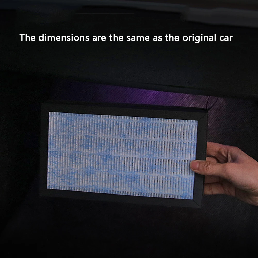 

Воздушный фильтр в салон автомобиля сменный активированный уголь для Tesla Model 3/Y 2017 2018-19 2021-22, фильтр кондиционера 1107681-00-A