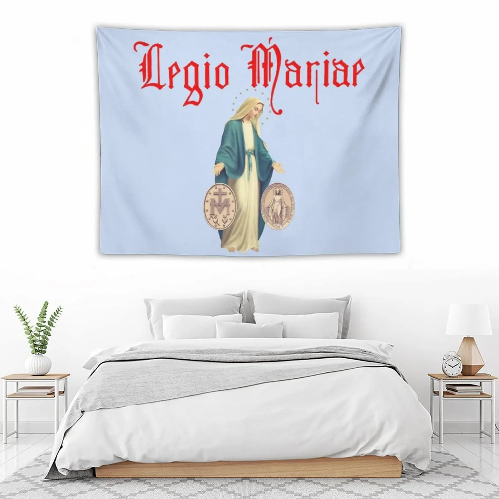 Legion of Mary Marijina Legija Legio Mariae Tapestry Outdoor Decor Decorations For Room Tapestry