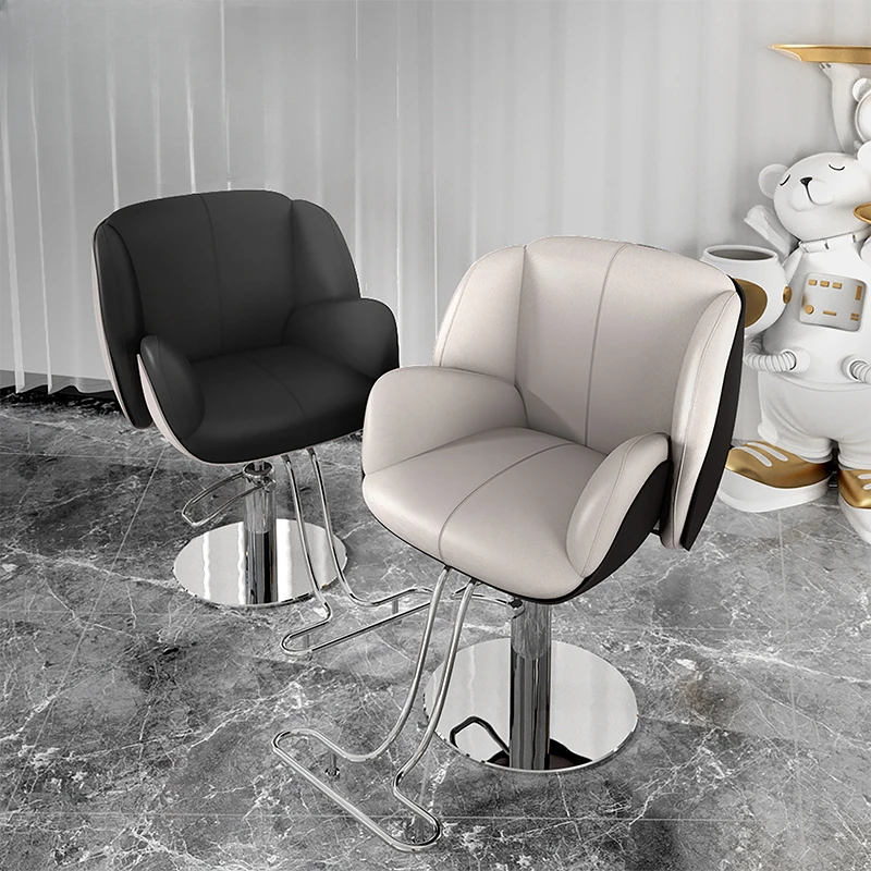 

Steel Barbershop Barber Chairs Hair Salon Specific Regulate Hairdressing Modern Barber Chairs Silla Barberia Furniture QF50BC