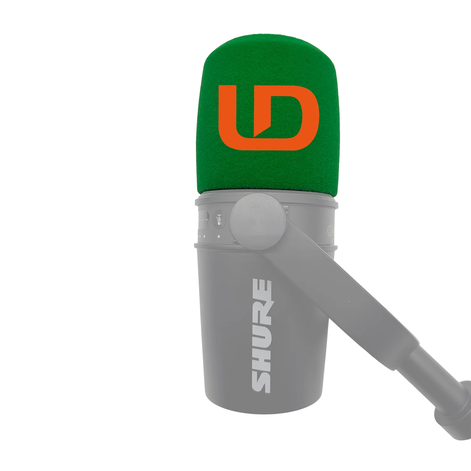 Customized Logo Foam Microphone Covers with Retaining Ring