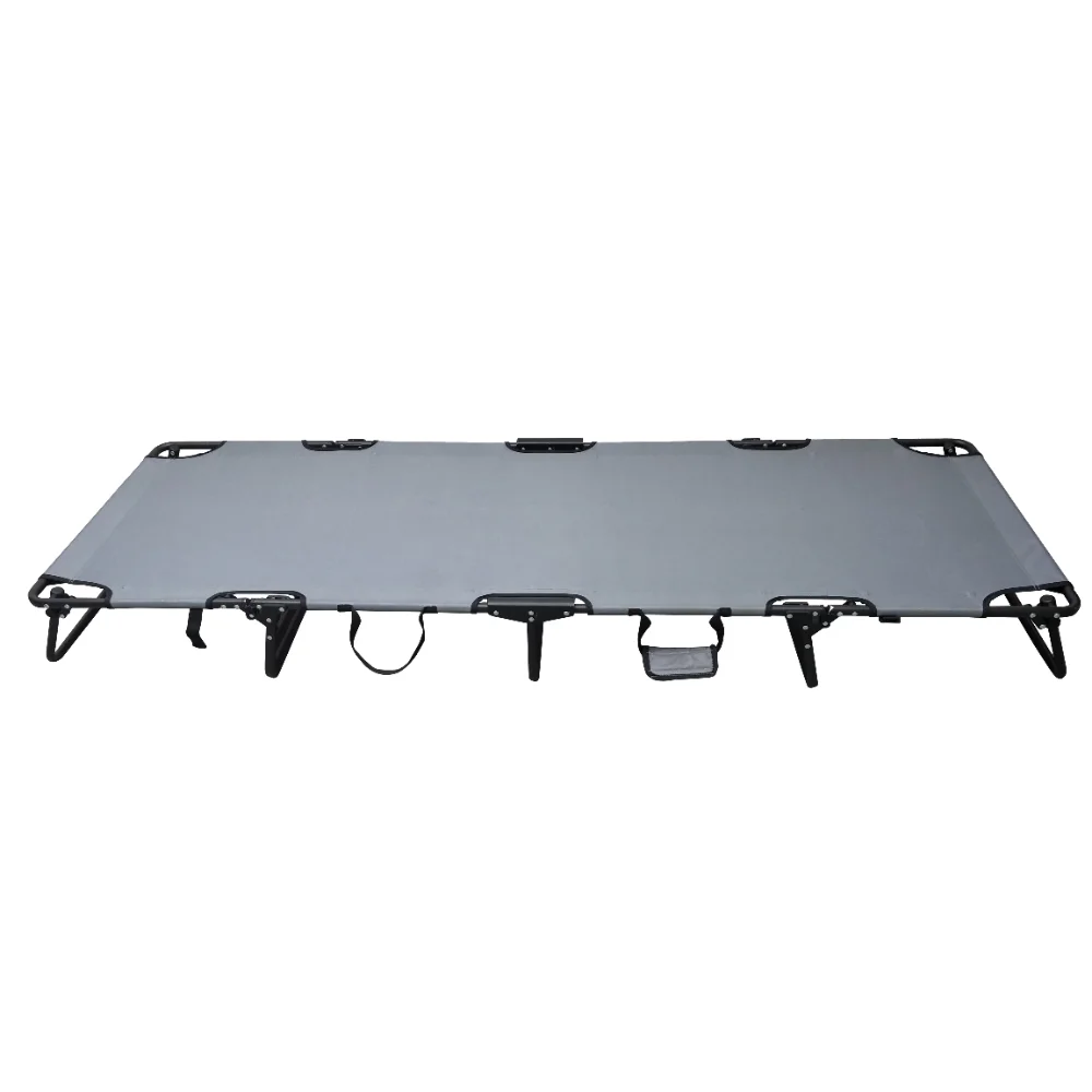 

Camping Folding with Easy Setup Cot, Gray Color, Adult, Open Size 75.6 in x 25 in x 8.46in
