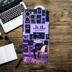 Sleek Black Silicone Phone Case by J - Julien Mari - iPhone 12 Pro Max (Z1)