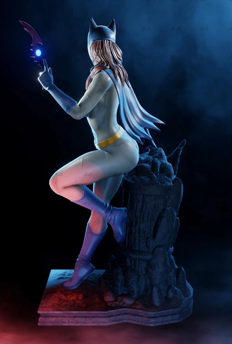 1/24 75mm 1/18 100mm Resin Model The Bat Girl Figure Unpainted No Color RW-1057