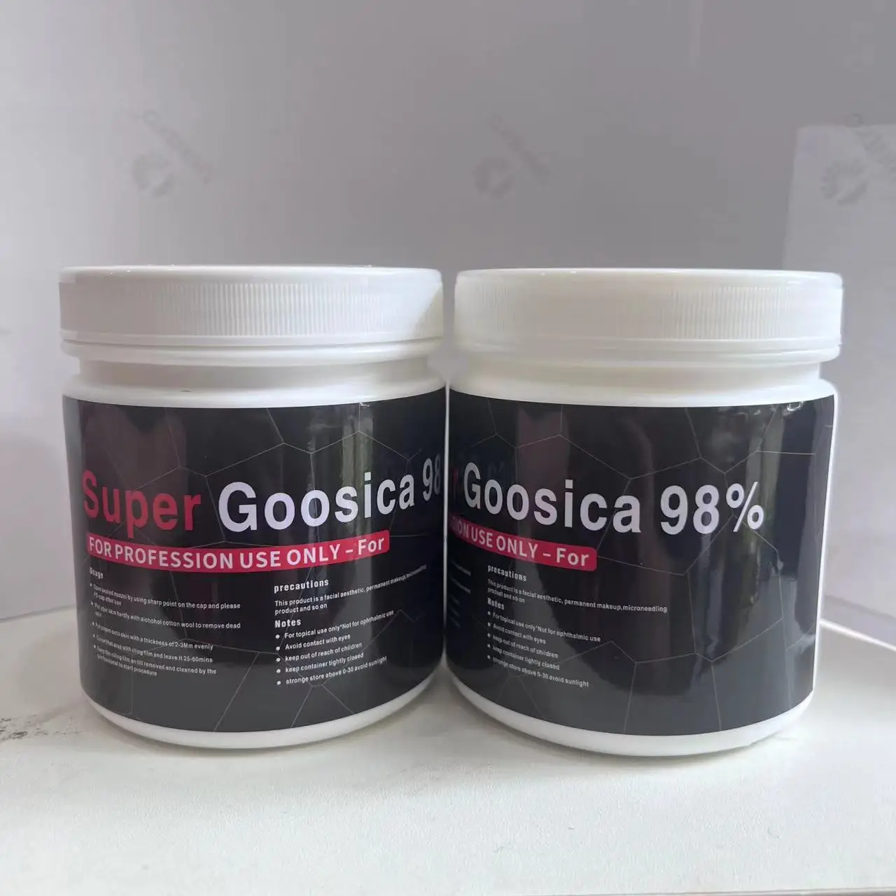 

NEW 98% Super Goosica Tattoo Cream 500g Before Permanent Makeup Microneedle Eyebrow Lips Auxiliary Cream Tattoo Removal