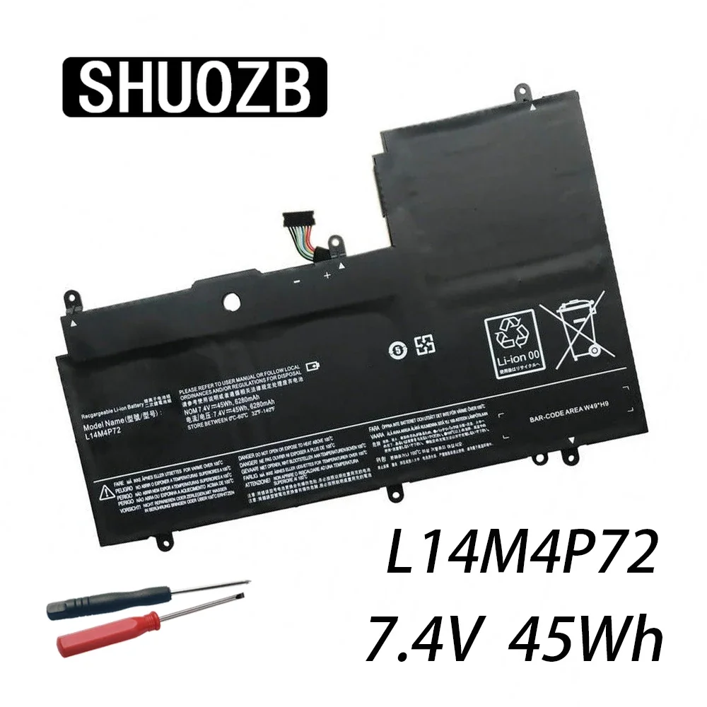 

L14M4P72 Laptop Battery For Lenovo Yoga 3 14 Yoga 700 14ISK Serie Yoga3 14-IFI Yoga3 14-ISE 700-14ISK 700-14ISE L14S4P72 7.4V