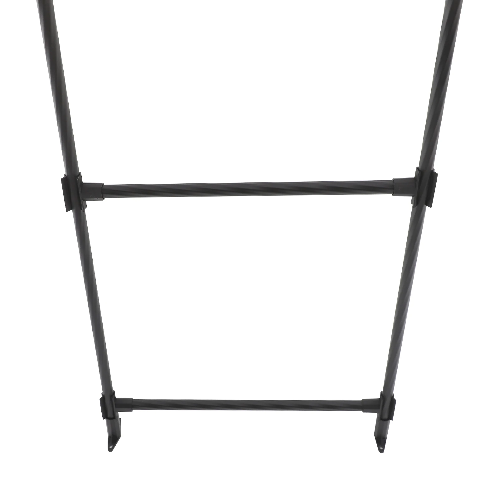 1,5×2,6m Schwarzes Halbrund-Gartenspalier – Robustes Stahlspalier für Kletterpflanzen/Reben zur Dekoration von Garten/Rasen – Detail 10