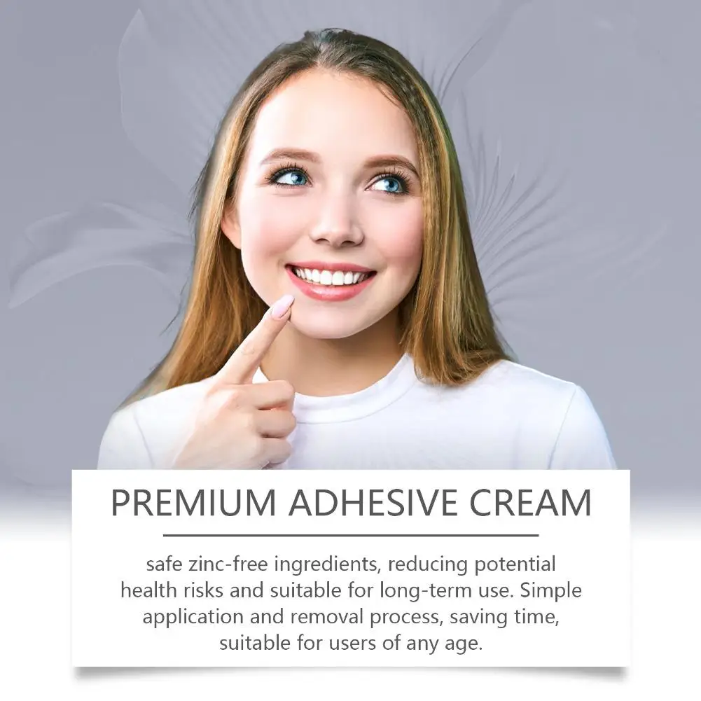Denture Adhesive Cream Extra Strong Hold For Secure Comfort_voghion.com