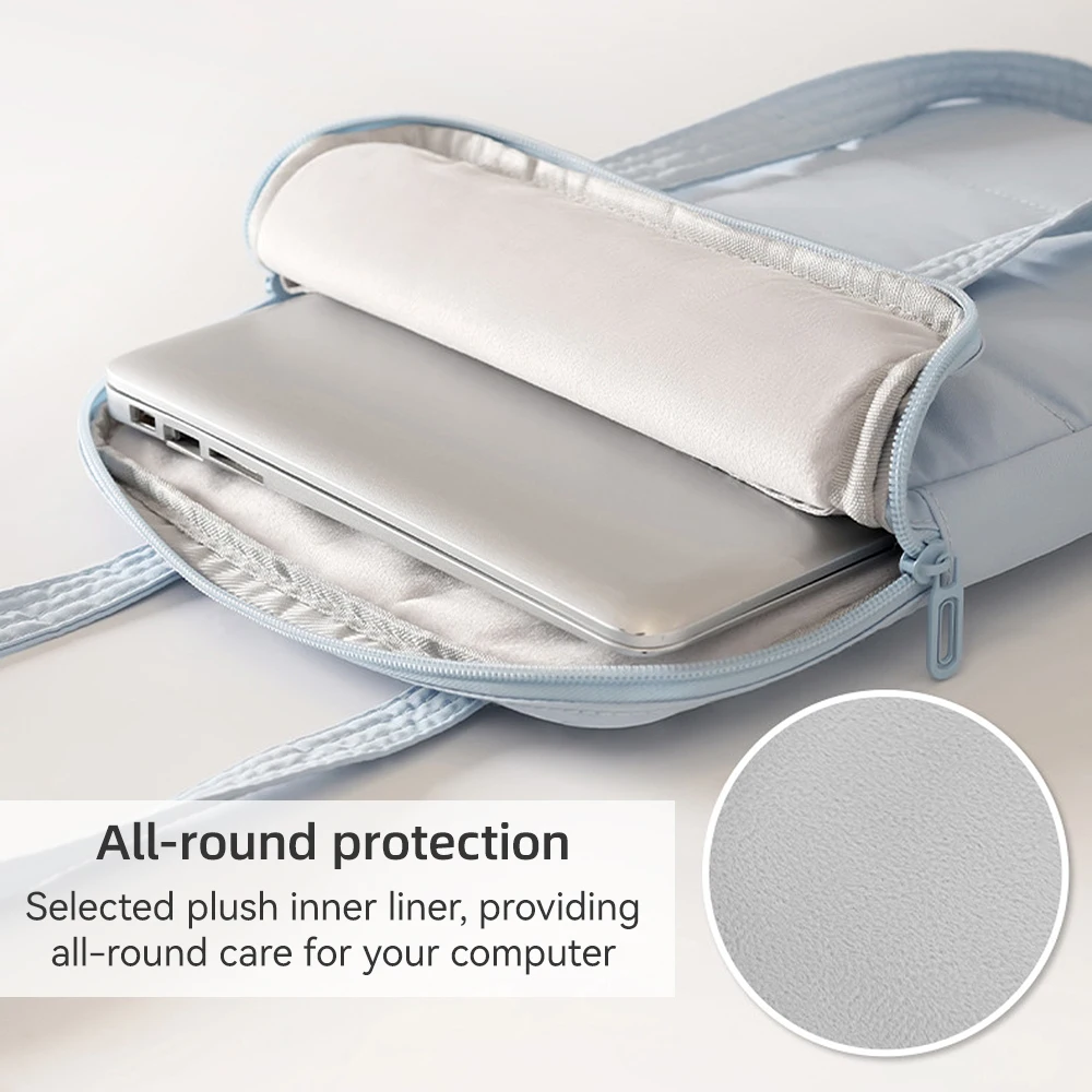 2025 New Laptop Shoulder Bag – Multi-Purpose Tote & iPad Protective Handbag for Business Travel