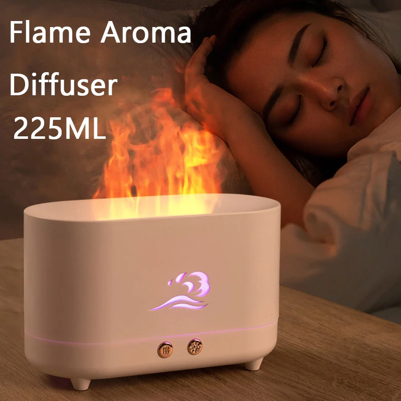 Xiaomi Usb Essential Oil Diffuser With Flame Aroma Diffuser Ultrasonic
