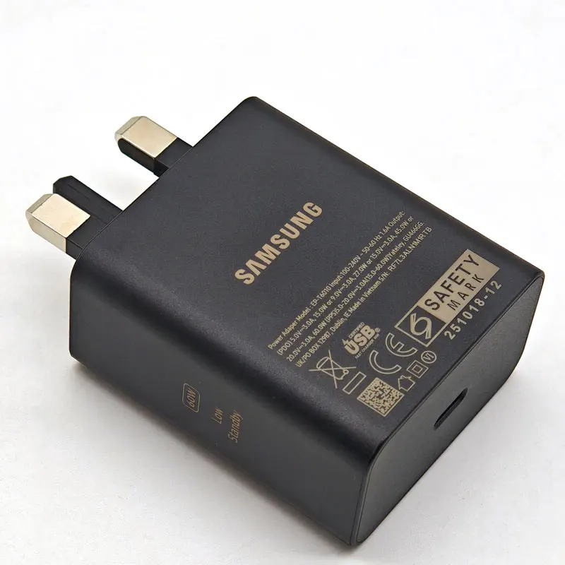 Samsung 60W PD Super Fast Charger with UK Plug