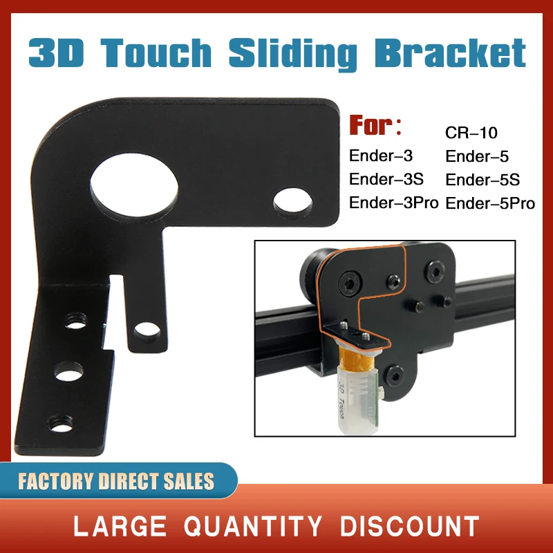 3D Printer Accessories For Ender-3/CR-10/ Ender-5 Auto-leveling BL Touch Sensor Bracket Automatic Leveling Sensors r trianglelab 3d touch automatic leveling sensors the circuit board was redesigned for mk8 i3 dde dde 2 0 dde r 3d printer
