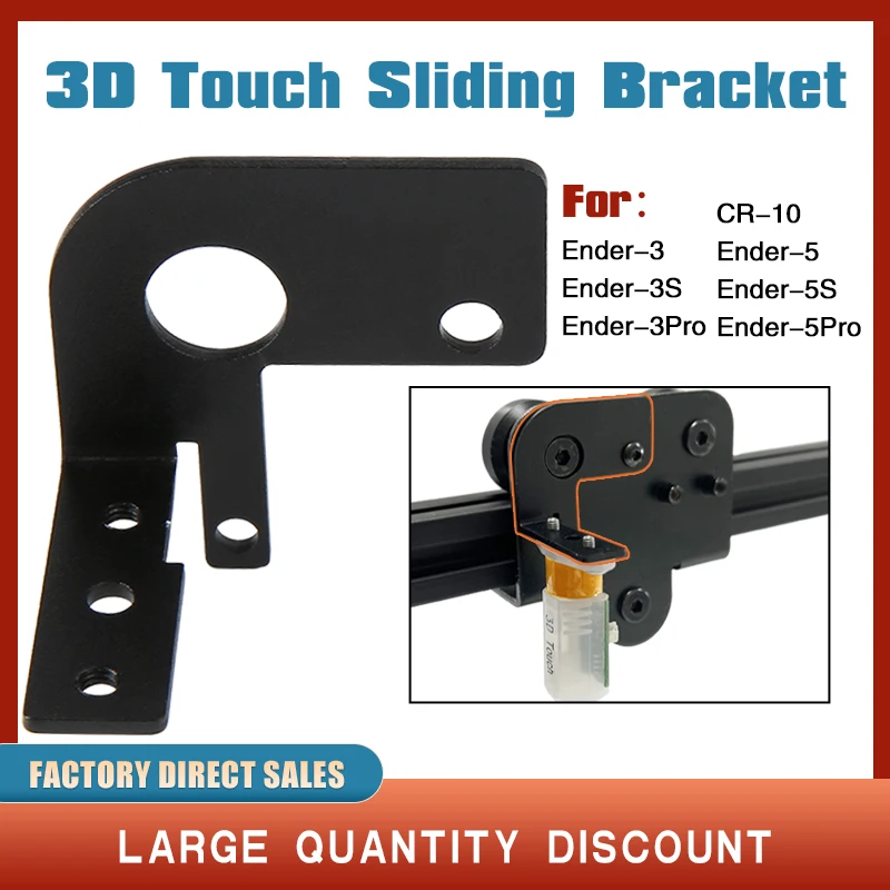 3D Printer Accessories For Ender-3/CR-10/ Ender-5 Auto-leveling BL Touch Sensor Bracket Automatic Leveling Sensors 3d printer accessories for cr10 ender 3 ender 3 bl touch connection cable extension bracket 3d printer part dropship