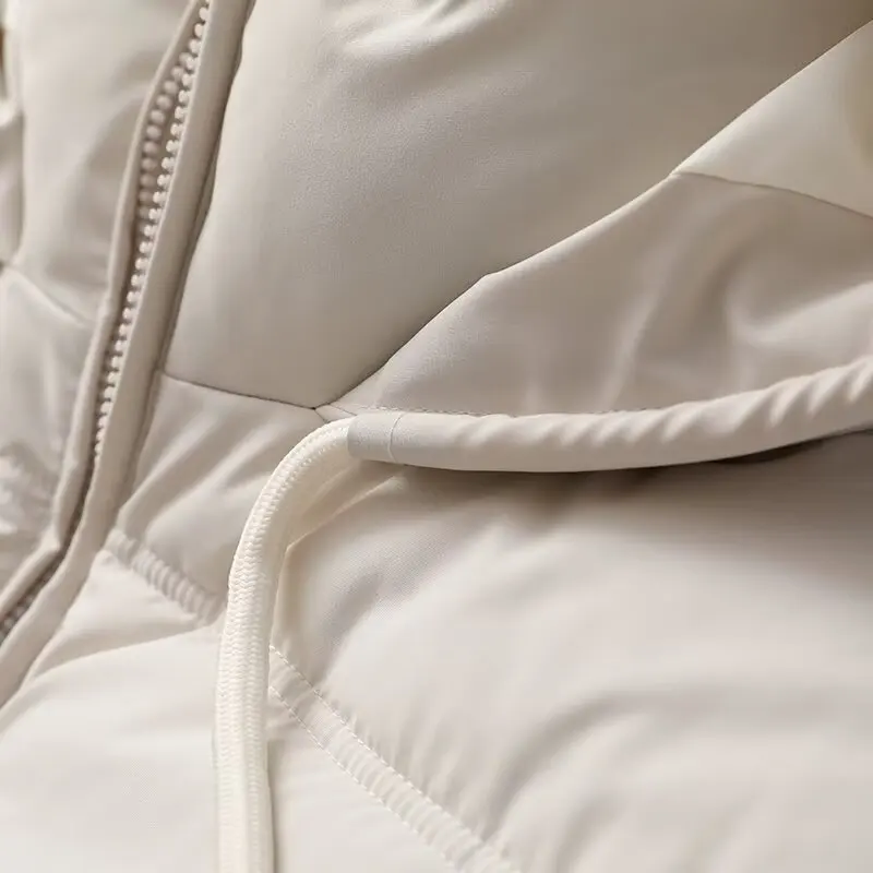 Parkas Jackets Women's Coat With Hoodies Outwear Thick Warm Winter Outwear Long Sleeve Zipped 2024 inszart Armygreen Woman Coat