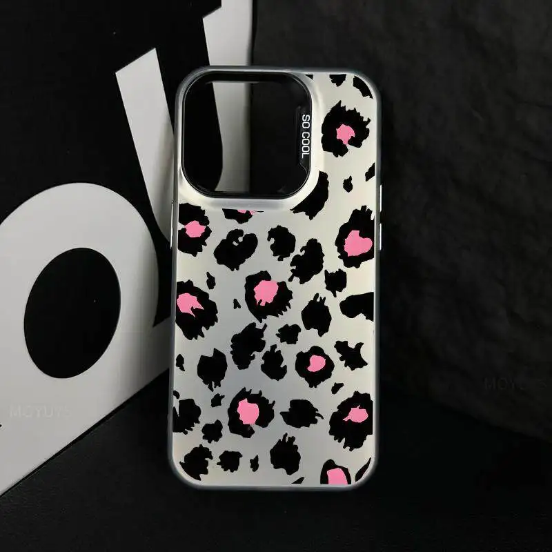 Vintage Leopard Print Phone Case - Stylish Protective Cover